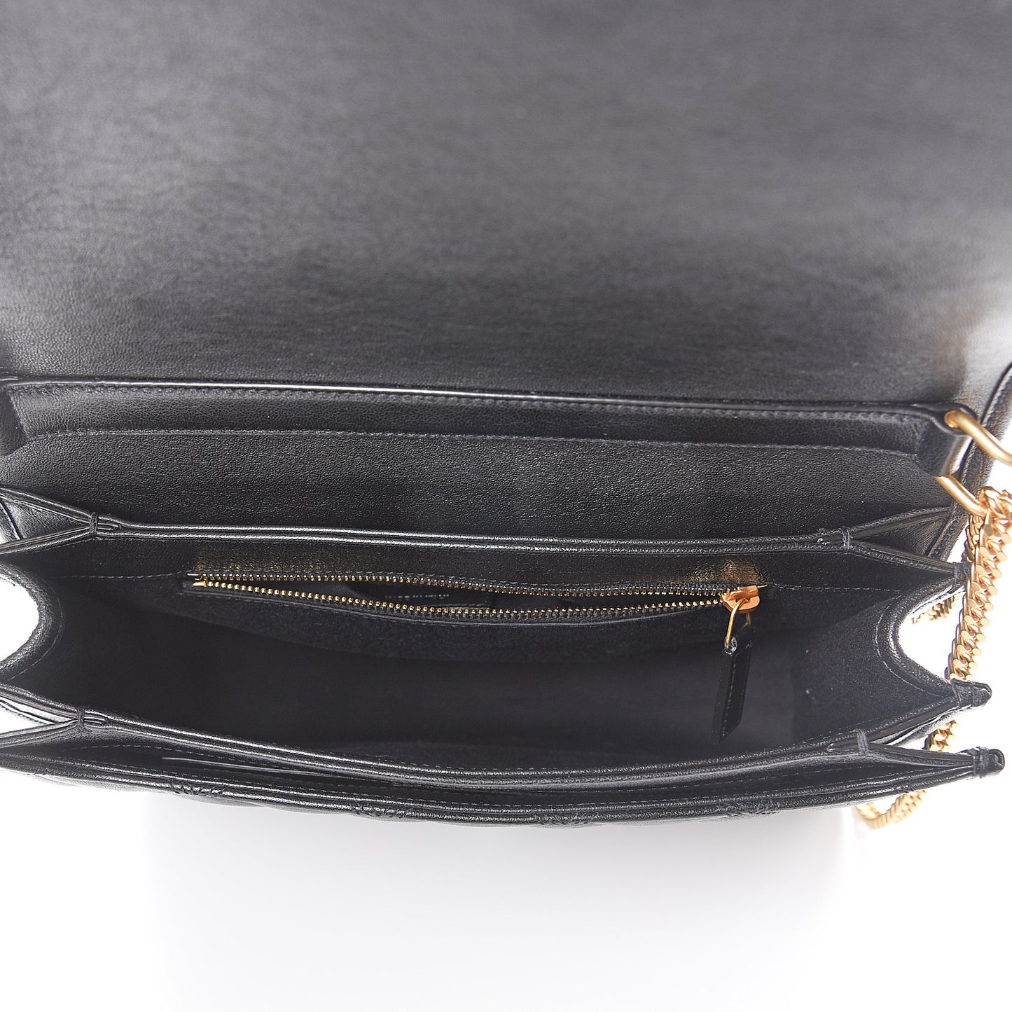 Lambskin Quilted Small Becky Chain Bag Black