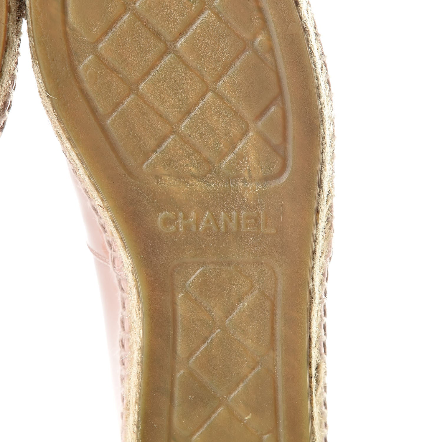 Chanel Patent CC Espadrilles 38 Pink 9 of 14
