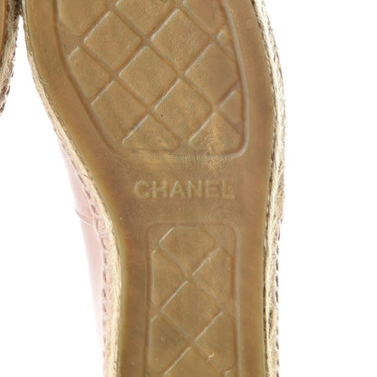 Chanel Patent CC Espadrilles 38 Pink 9 of 14