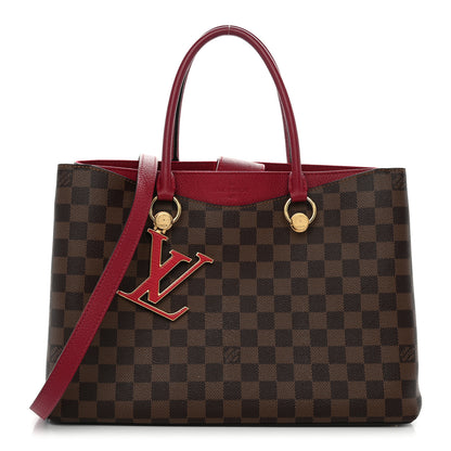 Louis Vuitton Damier Ebene LV Riverside Lie De Vin 1 of 9