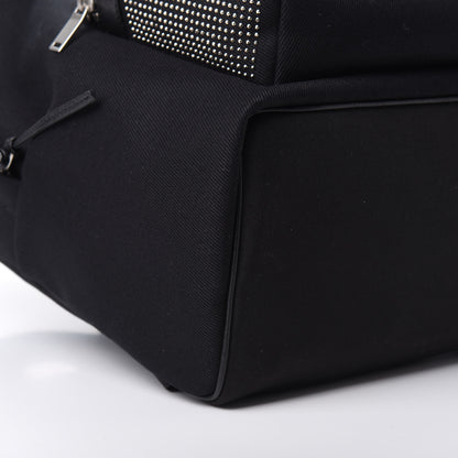 Saint Laurent Canvas City Studded Backpack Black 8 of 9