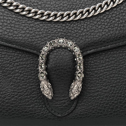 Gucci Calfskin Mini Dionysus Chain Wallet Black 7 of 11