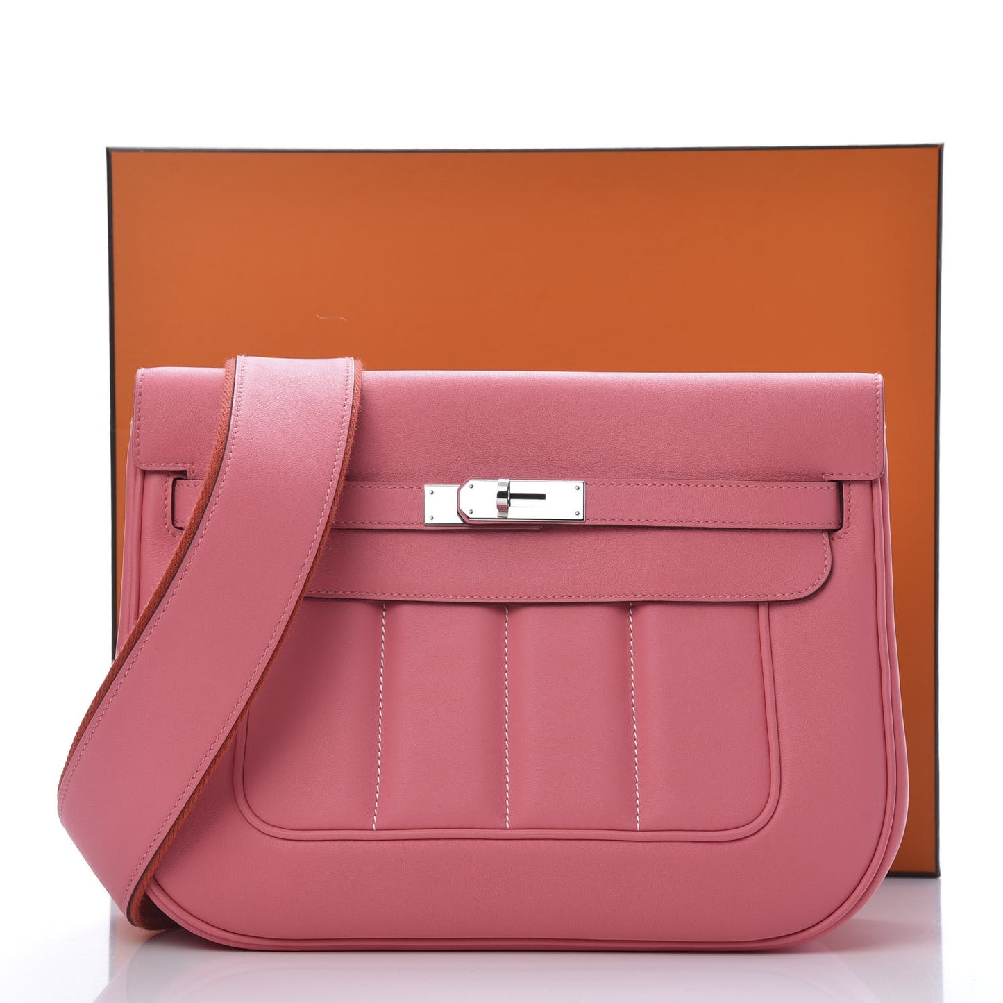 Veau Swift Sac Berline 28 Rose Azalee