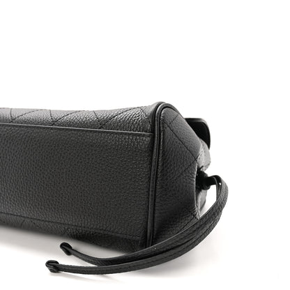 Chanel Grained Calfskin Stitched Urban Essentials Small Shopping Bag Black 10 of 10