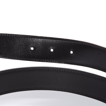 Hermes Box Togo Martelee H Belt 32mm Belt 90 Black Gold 4 of 6