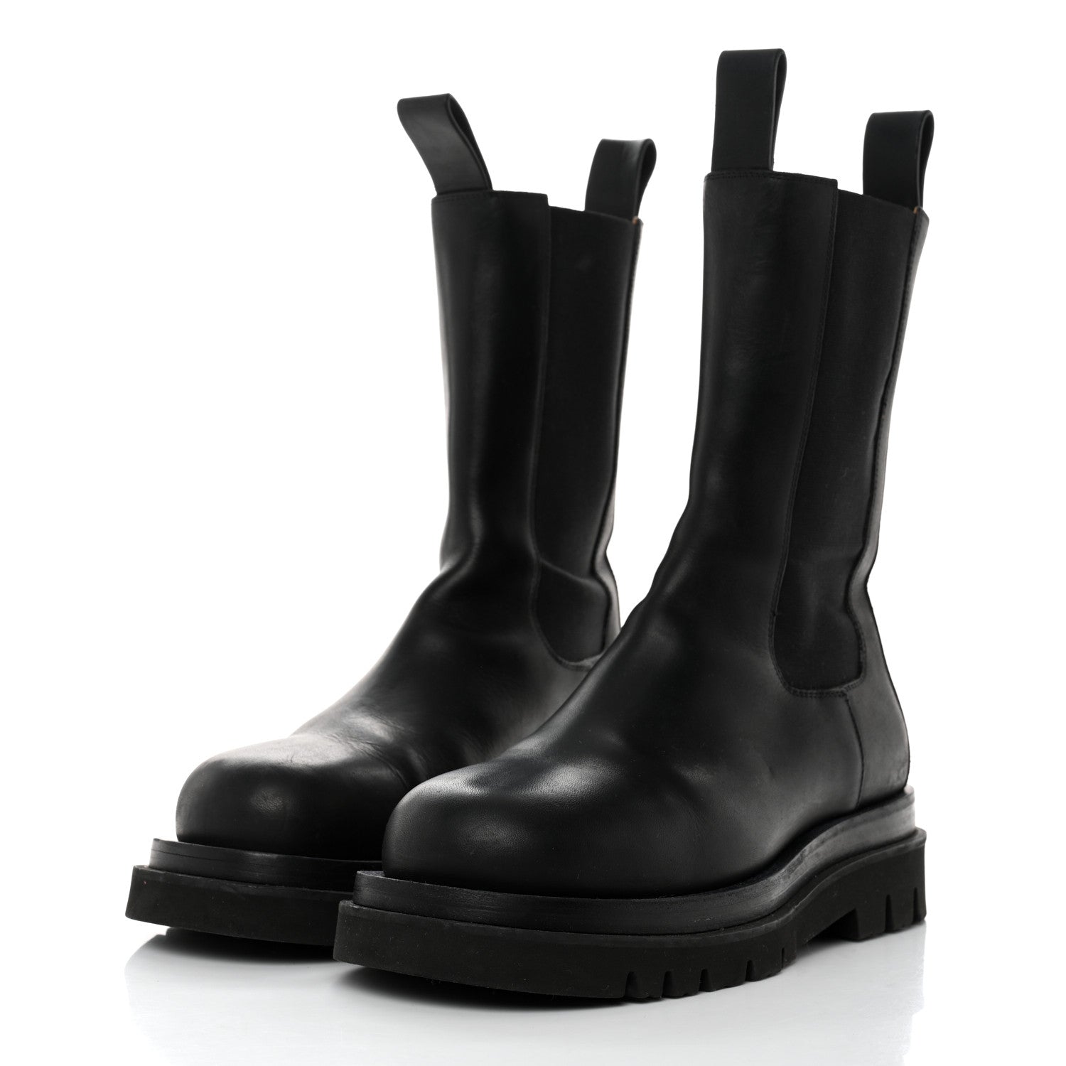 Bottega Veneta Calfskin The Lug Chelsea 55mm Boots 37 Black 3 of 10