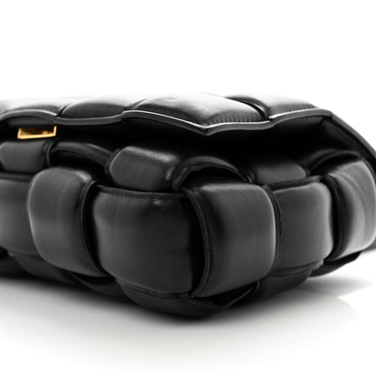 Bottega Veneta Nappa Maxi Intreccio Padded Cassette Crossbody Bag Black 9 of 9