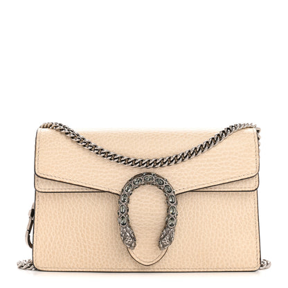 Gucci Dollar Calfskin Crystal Super Mini Dionysus Shoulder Bag Mystic White Black Diamond 1 of 9