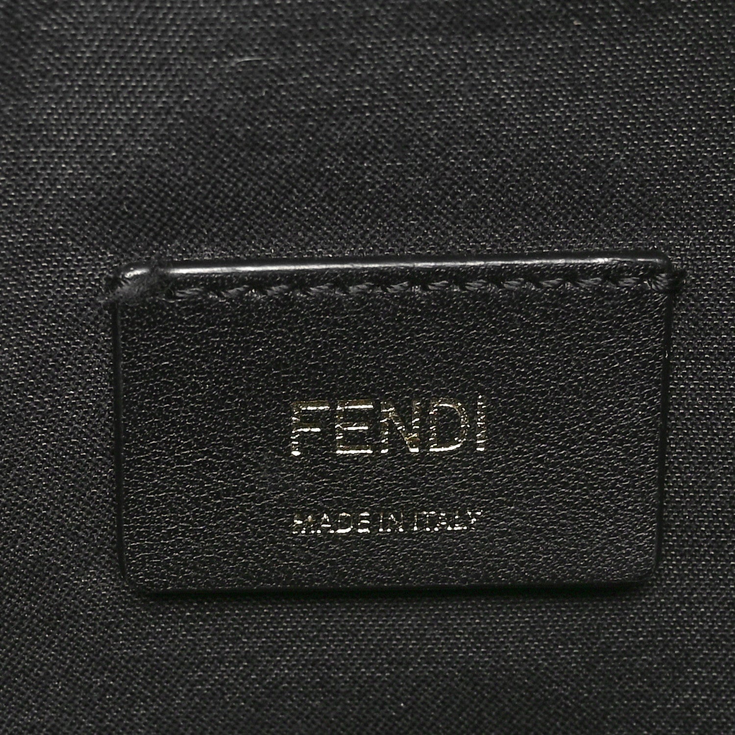 Fendi Nappa Apolo Baguette Belt Bag Black Tobacco 6 of 10