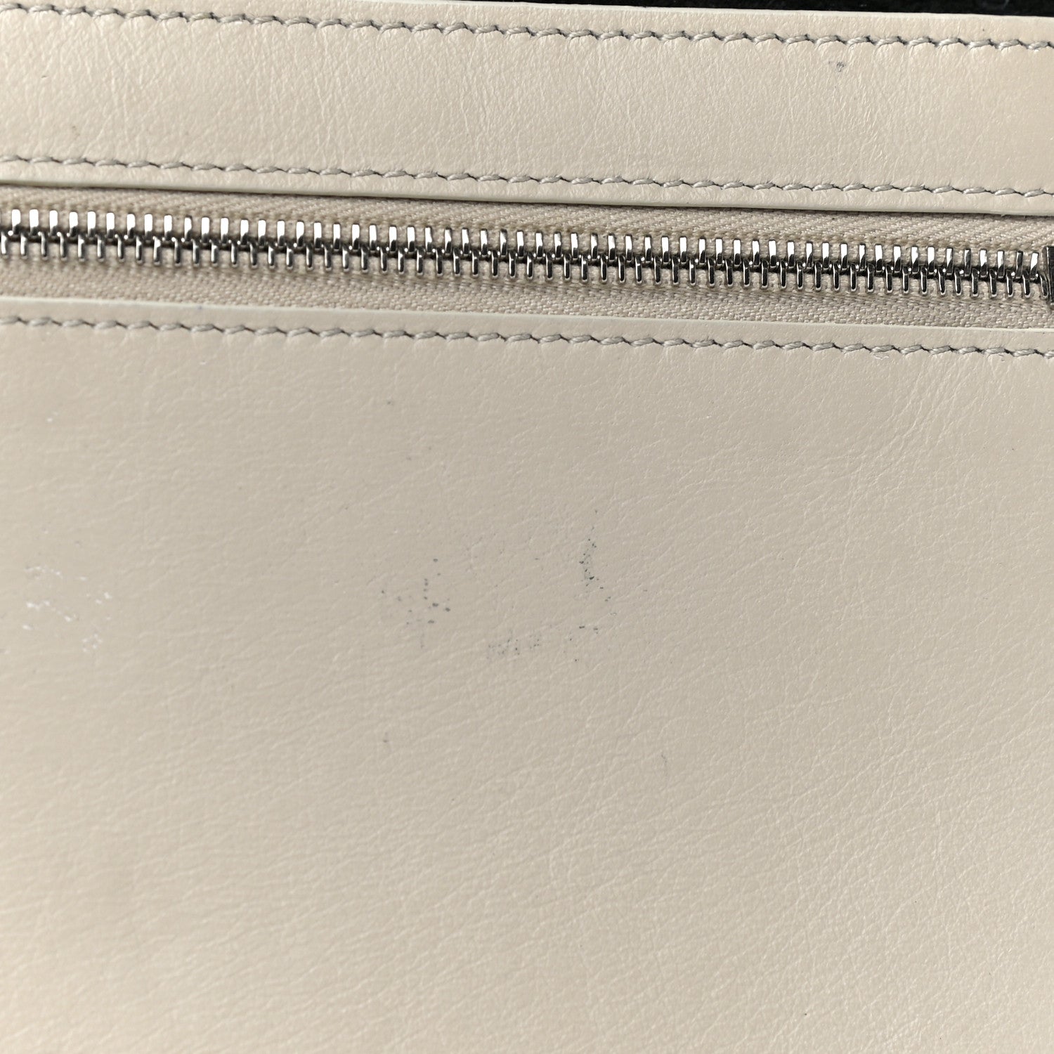 Celine Grained Calfskin Large Multifunction Strap Wallet Black Chalk 17 of 24