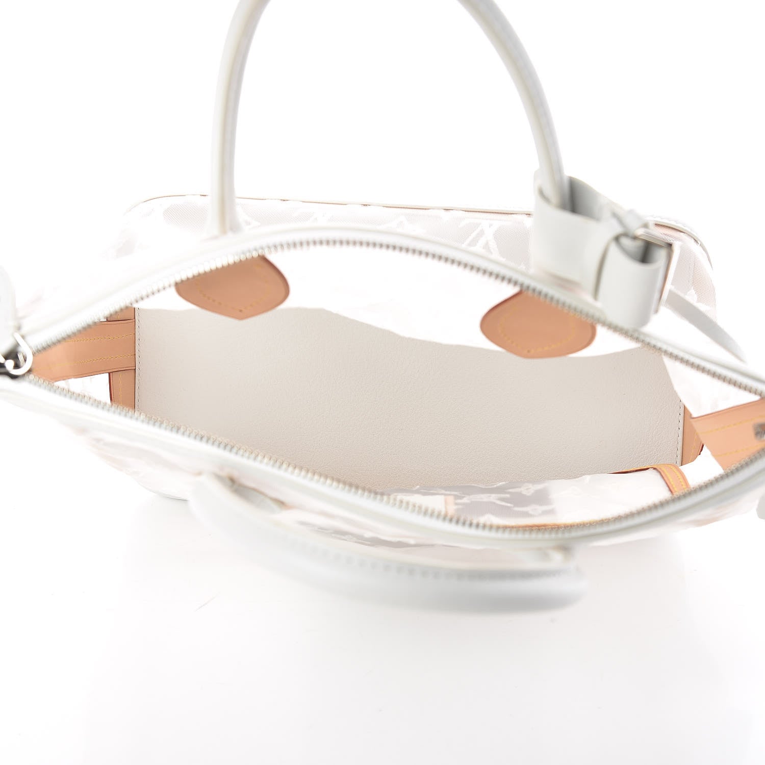 Louis Vuitton Monogram Transparence Lockit White 5 of 9