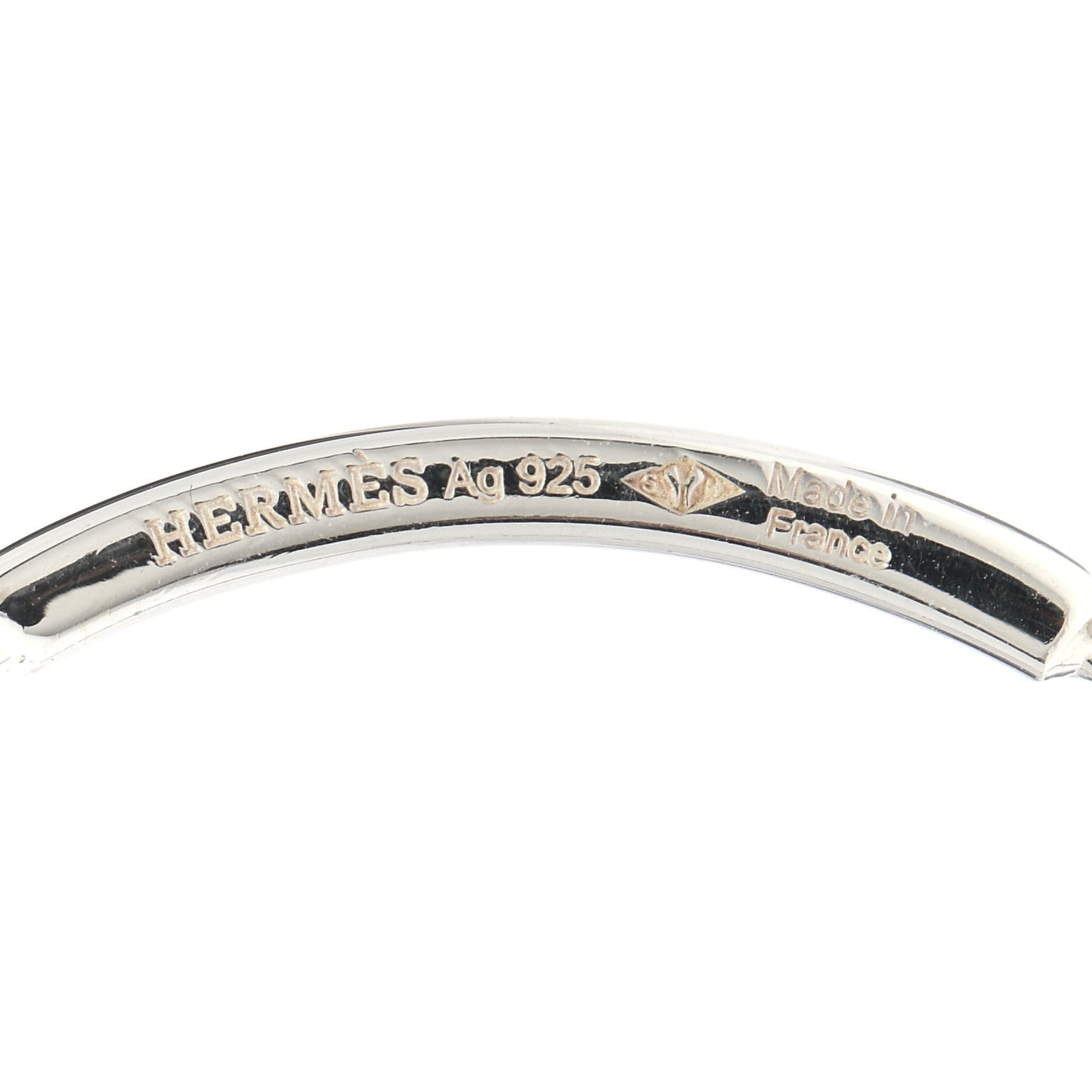 Sterling Silver GM Chain d'Ancre Enchainee Hoop Earrings