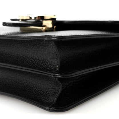 Gucci Dollar Calfskin Small Interlocking G Shoulder Bag Black 10 of 10