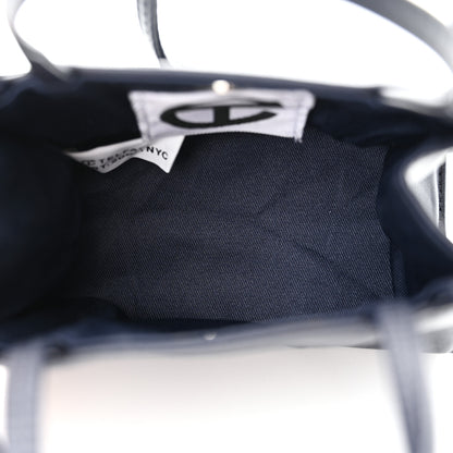 Telfar Vegan Leather Small Shopping Bag Navy 5 of 10