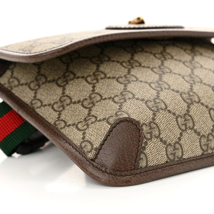 Gucci GG Supreme Monogram Neo Vintage Web Belt Bag Brown 9 of 13