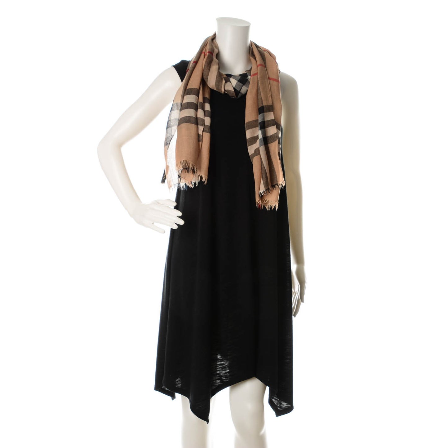 Wool Silk House Check Scarf