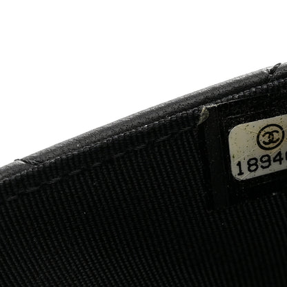 Chanel Lambskin Quilted Wallet On Chain WOC Black 7 of 11