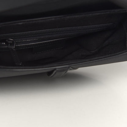 Christian Dior Ultra Matte Calfskin Saddle Bag Black 6 of 7