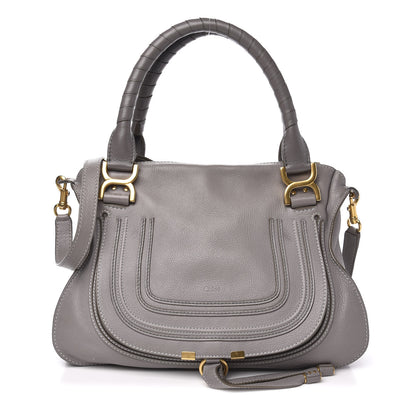Chloe Calfskin Medium Marcie Satchel Cashmere Grey 1 of 13