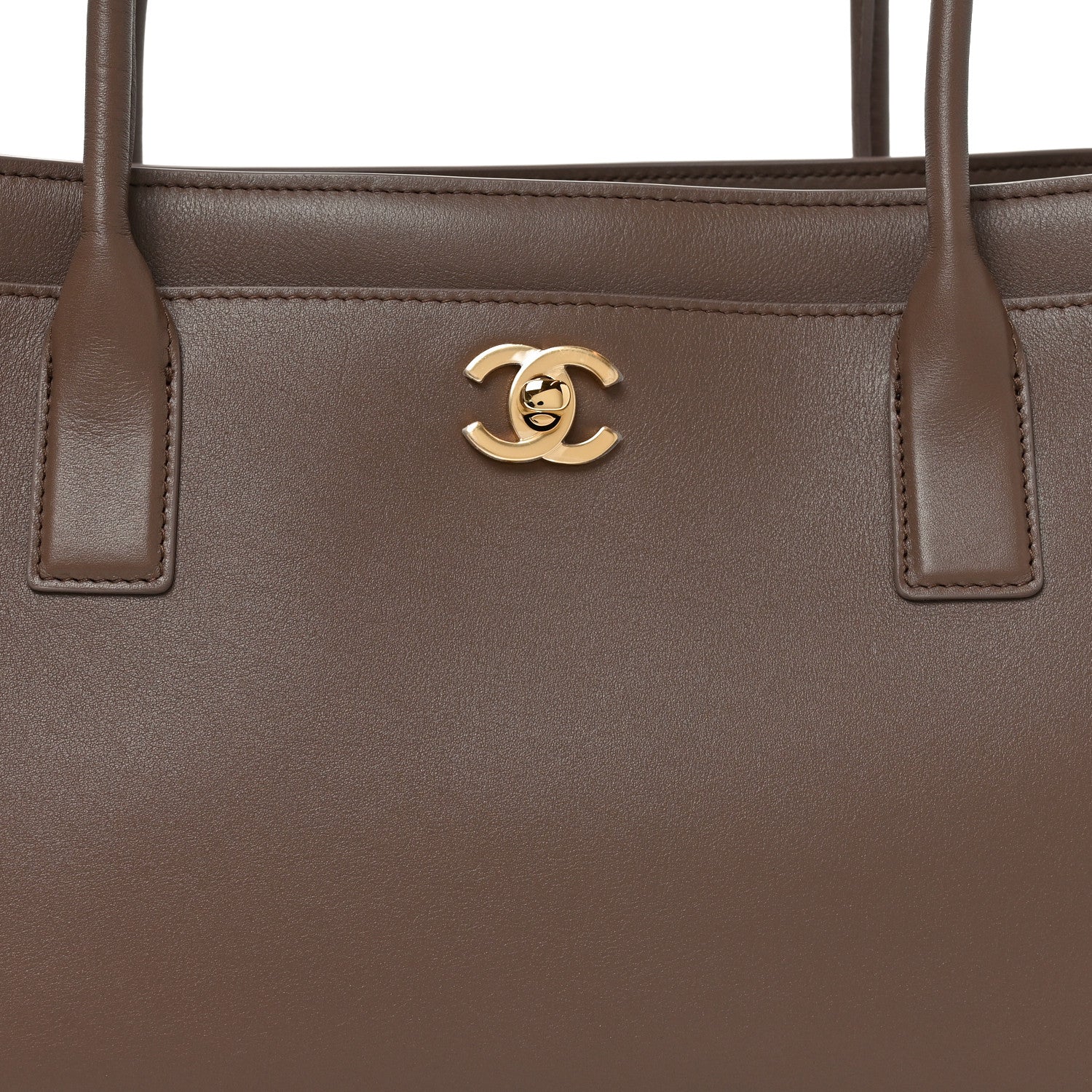 Chanel Calfskin Archetype Small Shopping Tote Brown 8 of 10