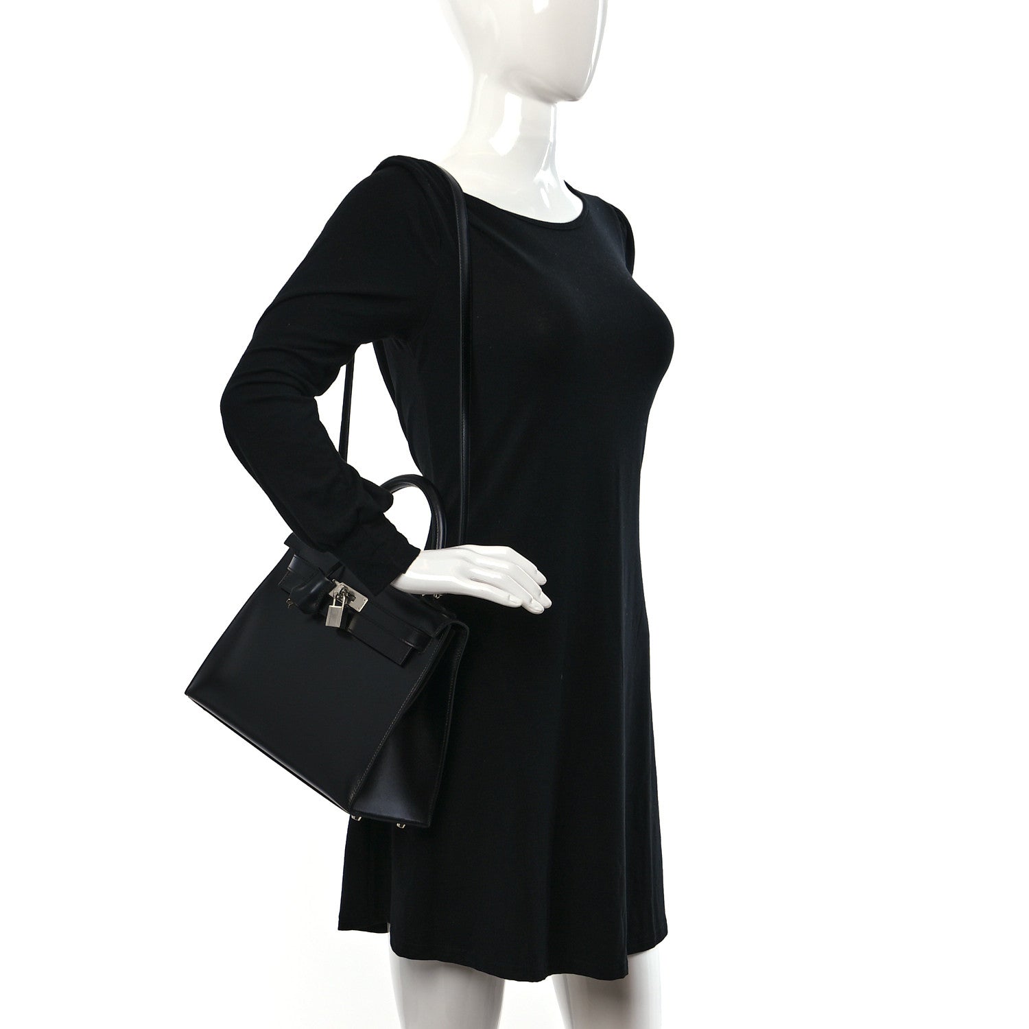 Hermes Box Kelly Sellier 28 Black 2 of 10