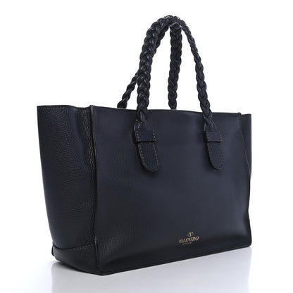Valentino Garavani Grained Calfskin To Be Cool Tote Black 3 of 9