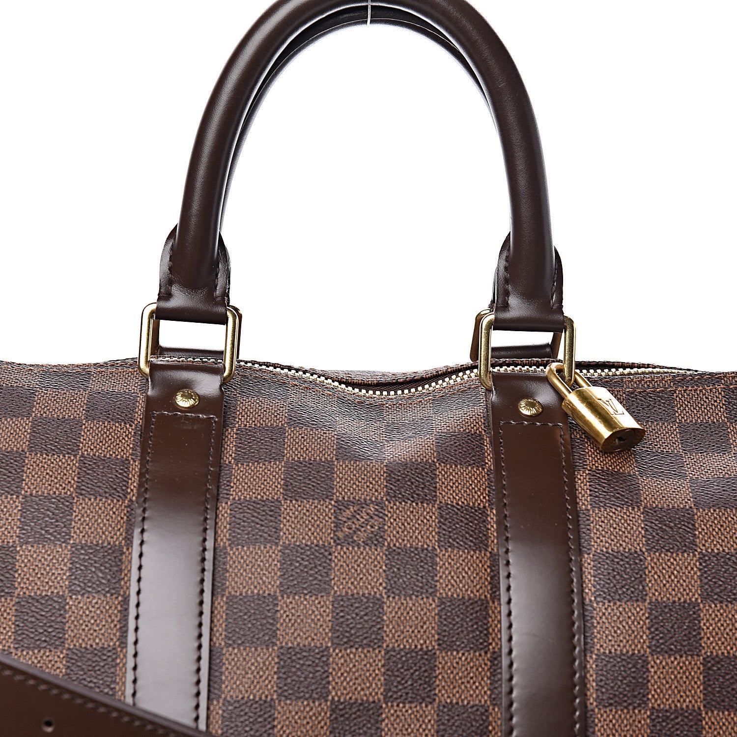 Louis Vuitton Damier Ebene Keepall Bandouliere 45 10 of 12
