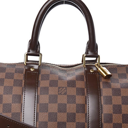 Louis Vuitton Damier Ebene Keepall Bandouliere 45 10 of 12