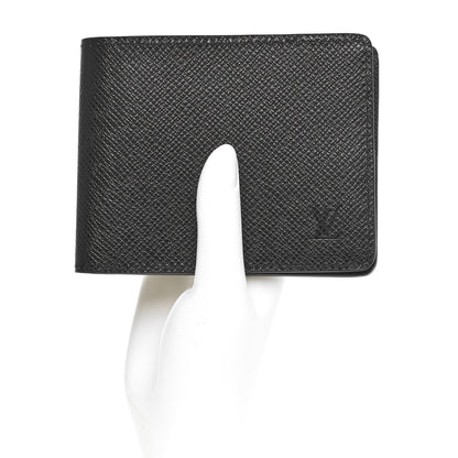 Louis Vuitton Taiga Slender Wallet Black 2 of 6