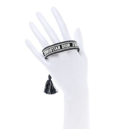 Christian Dior Woven Cotton J'Adior Friendship Bracelet Navy 3 of 3