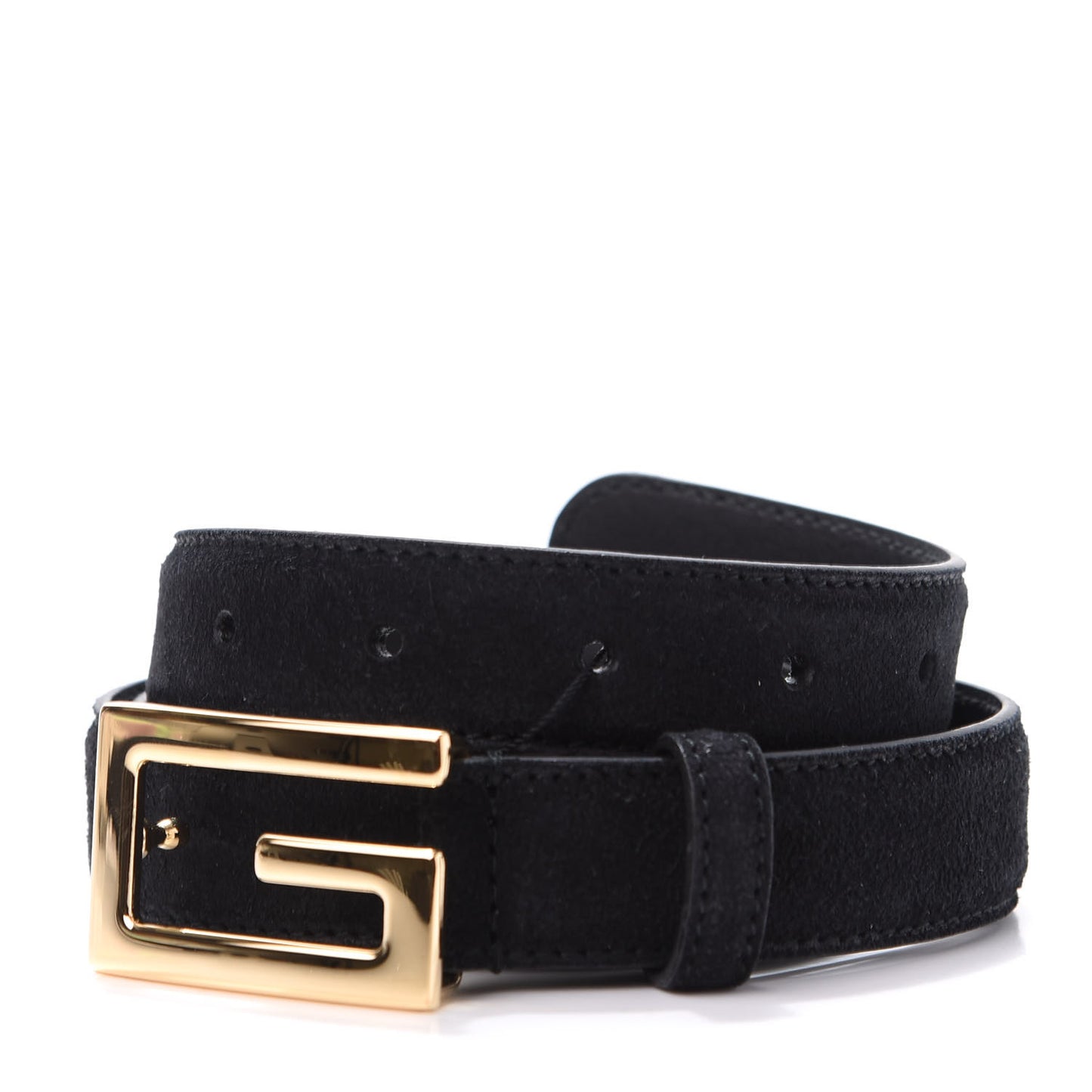 Suede Icaro G Cube 25mm Belt 95 38 Black