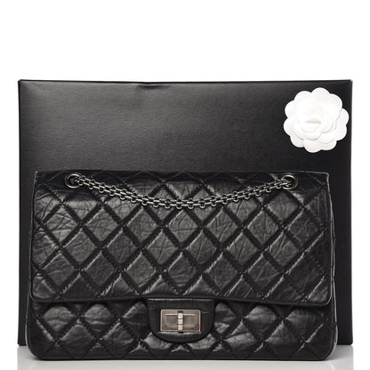 Chanel Aged Calfskin Quilted 2.55 Reissue 227 Flap Black 9 of 9