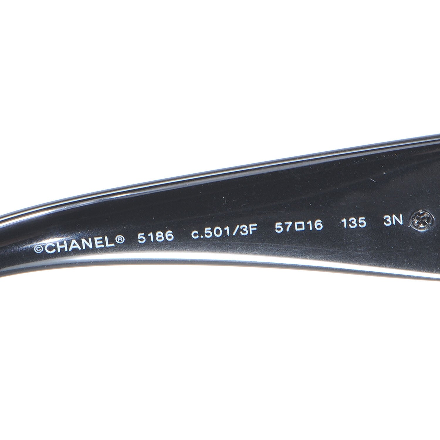 Chanel Camellia CC Sunglasses 5186 Black 4 of 5