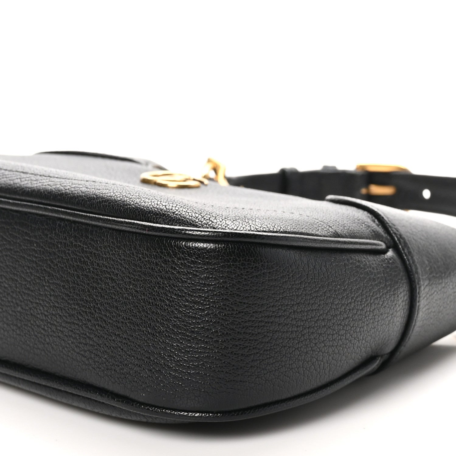 Gucci Goatskin Small Aphrodite Shoulder Bag Black 11 of 12