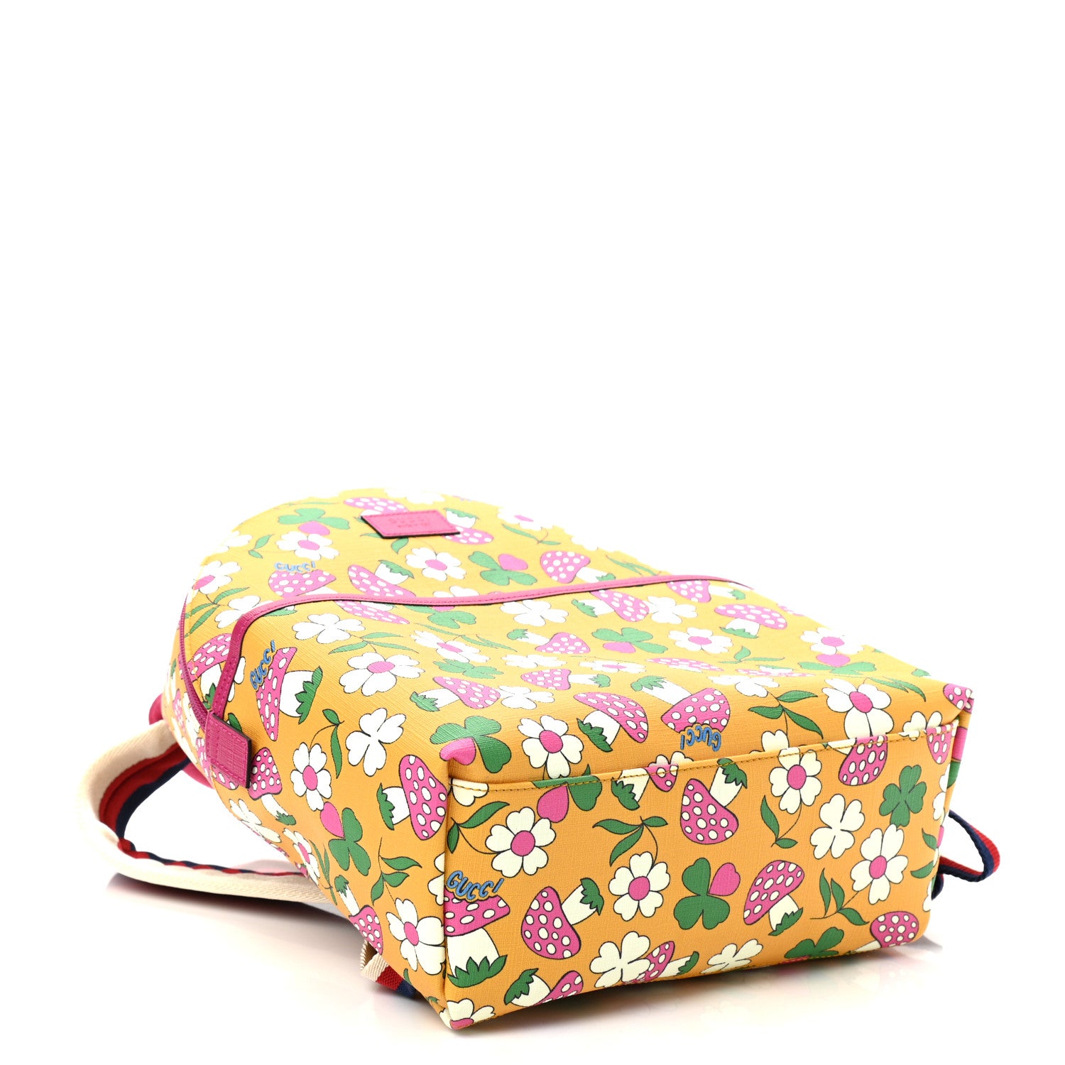 Gucci Canvas Childrens Flower Mushroom Print Backpack 4 of 12