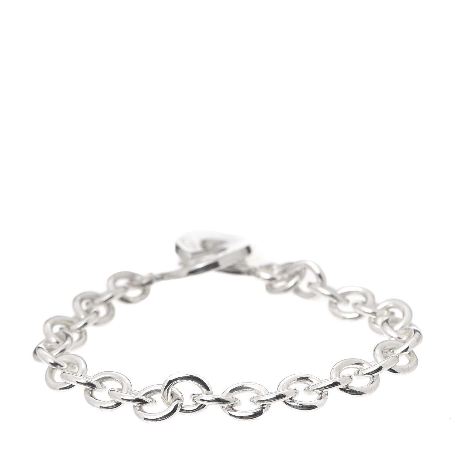 Tiffany Sterling Silver 1837 Circle Clasp Bracelet 3 of 5