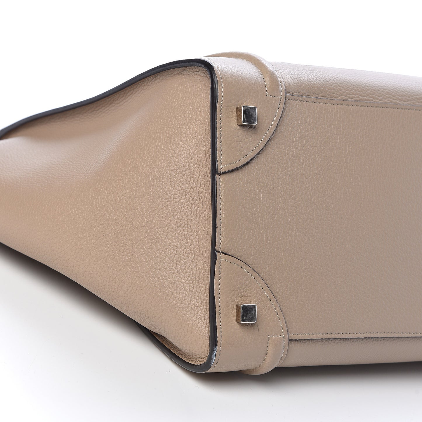 Drummed Calfskin Mini Luggage Dune