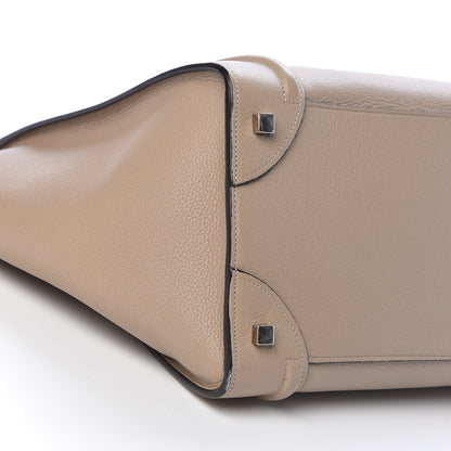 Celine Drummed Calfskin Mini Luggage Dune 11 of 16