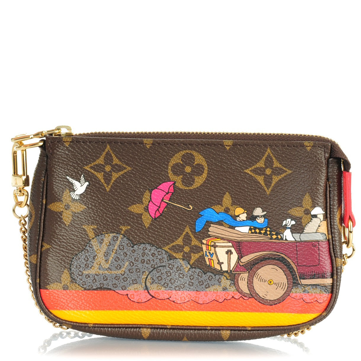 Louis Vuitton Monogram 2015 Christmas Animation Mini Pochette Accessories 1 of 7