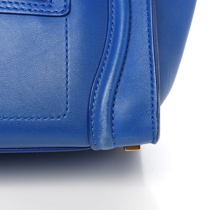 Celine Smooth Calfskin Micro Luggage Royal Blue 11 of 14