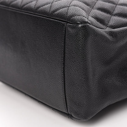 Chanel Caviar Quilted Grand Shopping Tote GST Black 9 of 10
