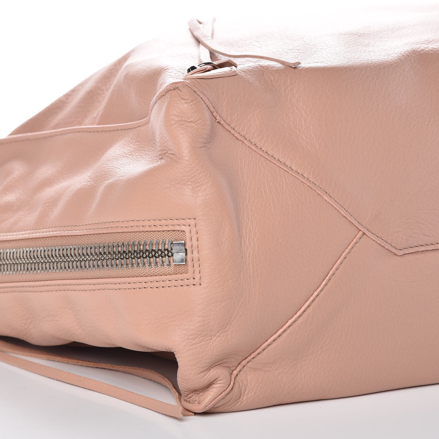 Balenciaga Veau Papier A4 Zip Around Tote Rose Aubepine 8 of 9