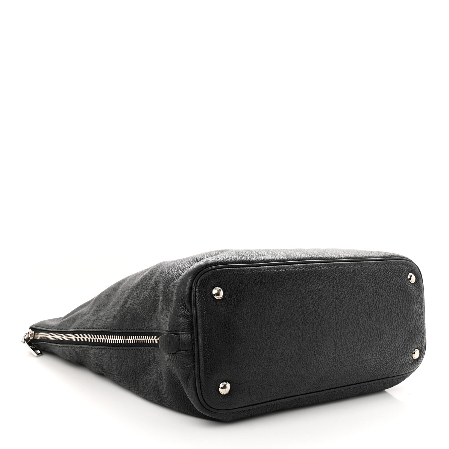 Prada Vitello Daino Tote Black 4 of 15