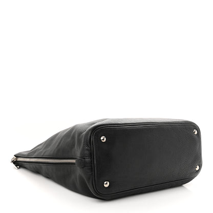 Prada Vitello Daino Tote Black 4 of 15