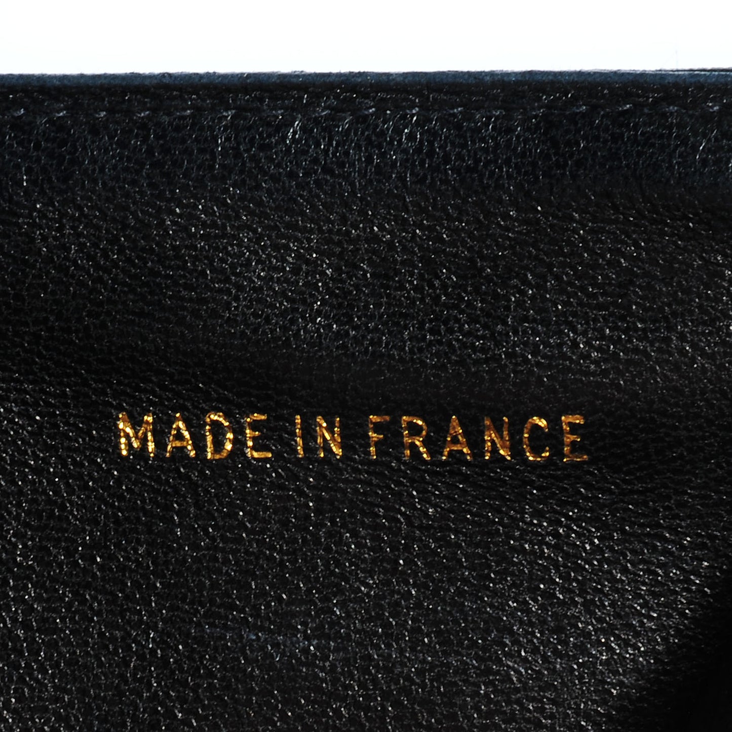 Calfskin Diamond Stitched Compact Wallet Black