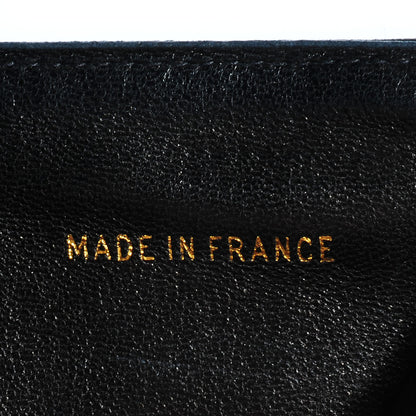 Chanel Calfskin Diamond Stitched Compact Wallet Black 7 of 8