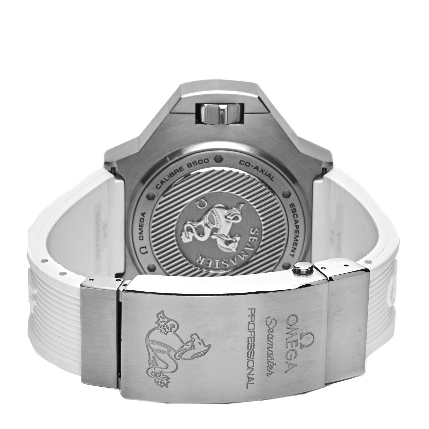 Omega Titanium Rubber 55mm Ploprof 1200M Co-Axial Chronometer Automatic Watch White 224.32.55.21.04.001 3 of 5
