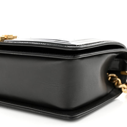 Chanel Patent Calfskin Quilted New Medium Boy Flap Black 10 of 11