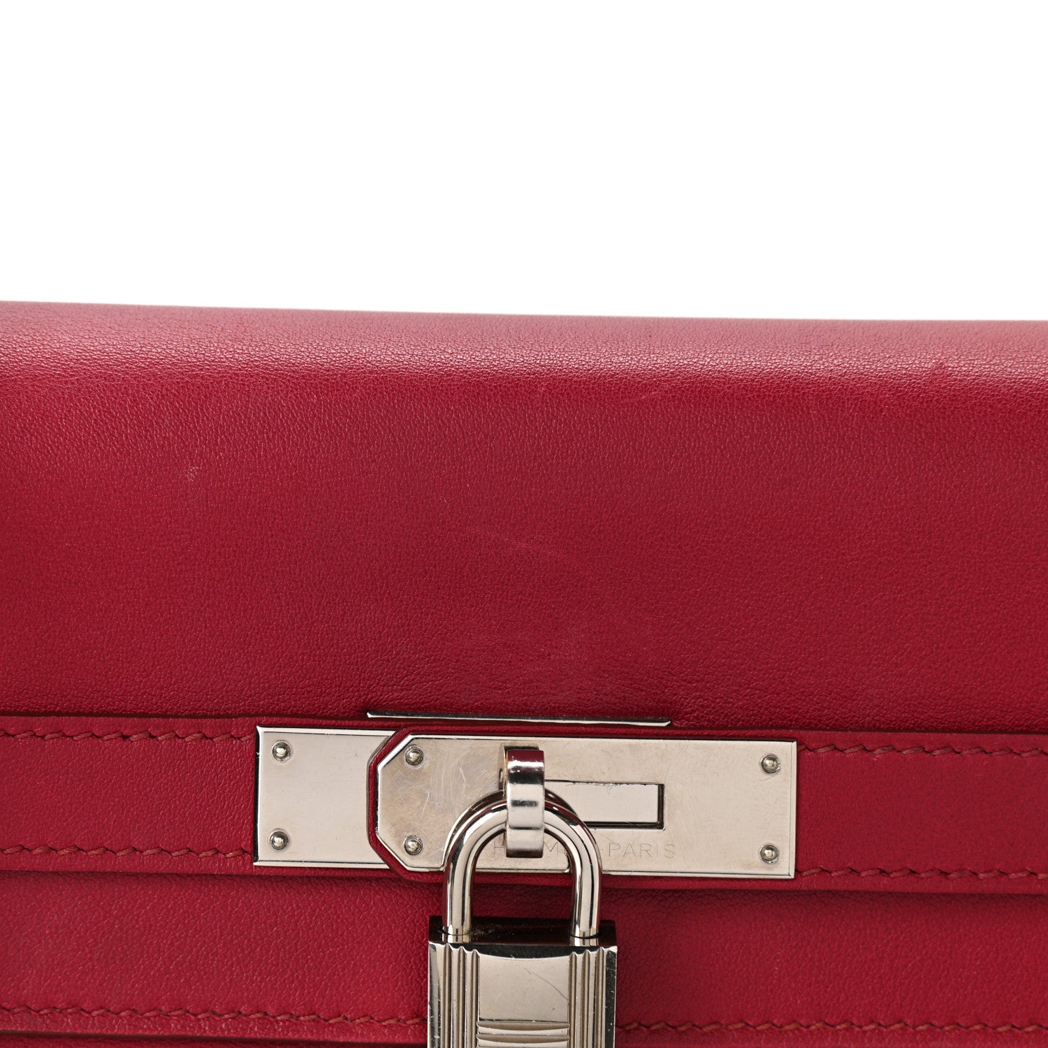 Hermes Swift Kelly Retourne 35 Rubis 12 of 20