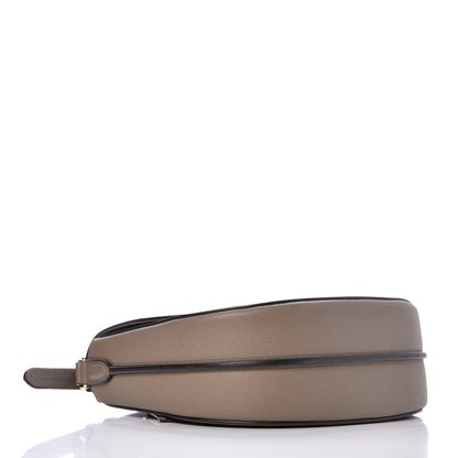 Celine Grained Calfskin Medium Trotteur Taupe 4 of 8